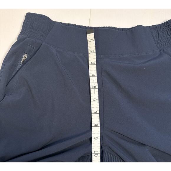 Athleta Brooklyn Ankle Pants Navy Blue Sz 4 Lightweight Stretch - Picture 12 of 13